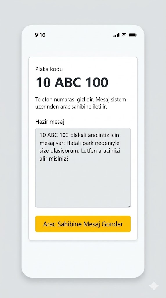 Mesaj gönderme ekranı